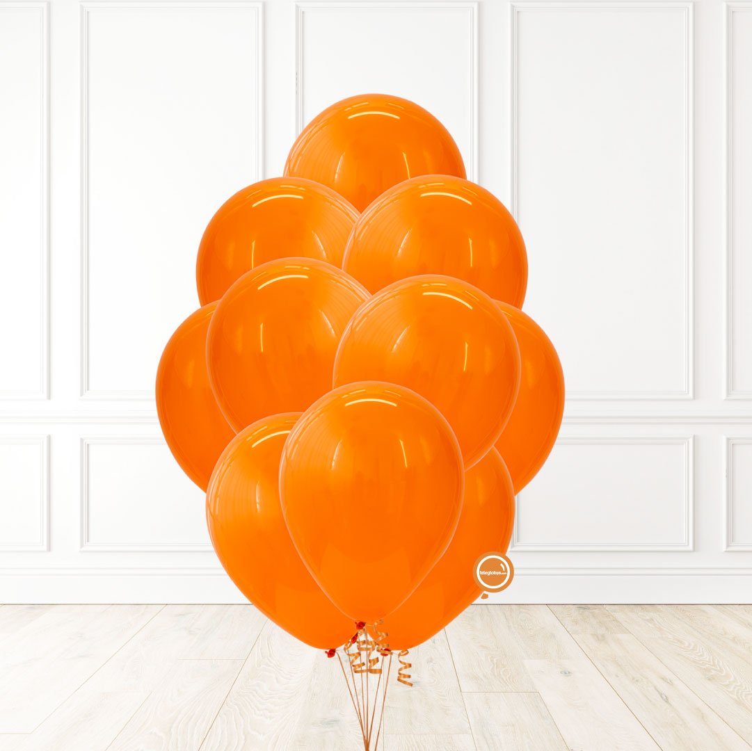 10 Globos de látex unicolor inflados con helio 12 Pulgadas | Globos y Regalos Teleglobos.com.mx.