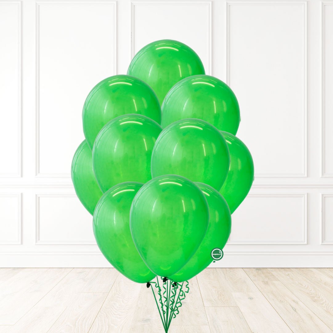 10 Globos de látex unicolor inflados con helio 12 Pulgadas | Globos y Regalos Teleglobos.com.mx.
