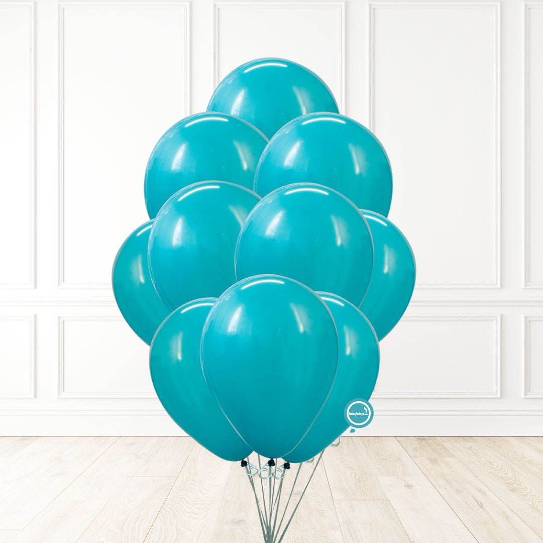 10 Globos de látex unicolor inflados con helio 12 Pulgadas | Globos y Regalos Teleglobos.com.mx.