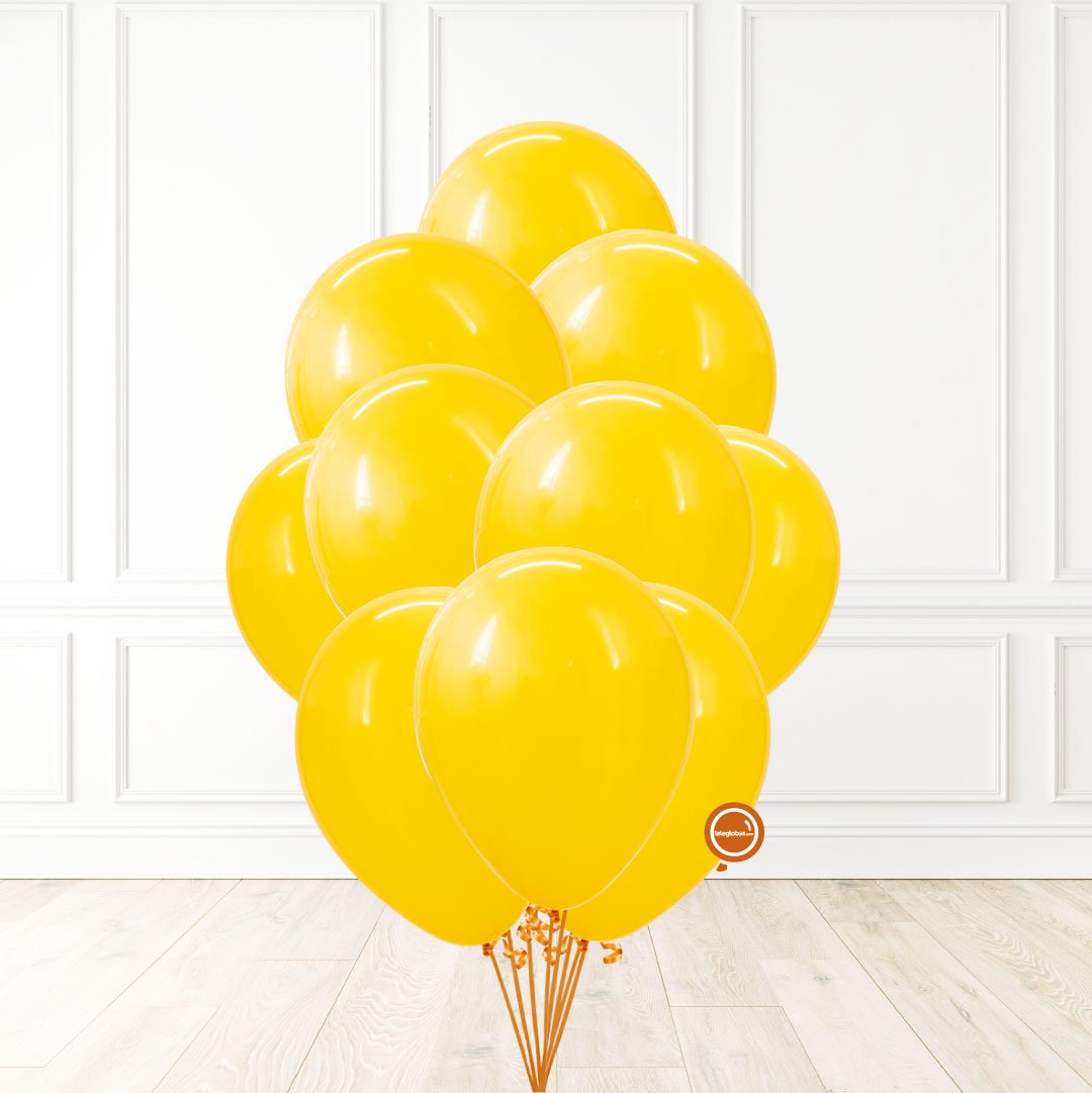 10 Globos de látex unicolor inflados con helio 12 Pulgadas | Globos y Regalos Teleglobos.com.mx.