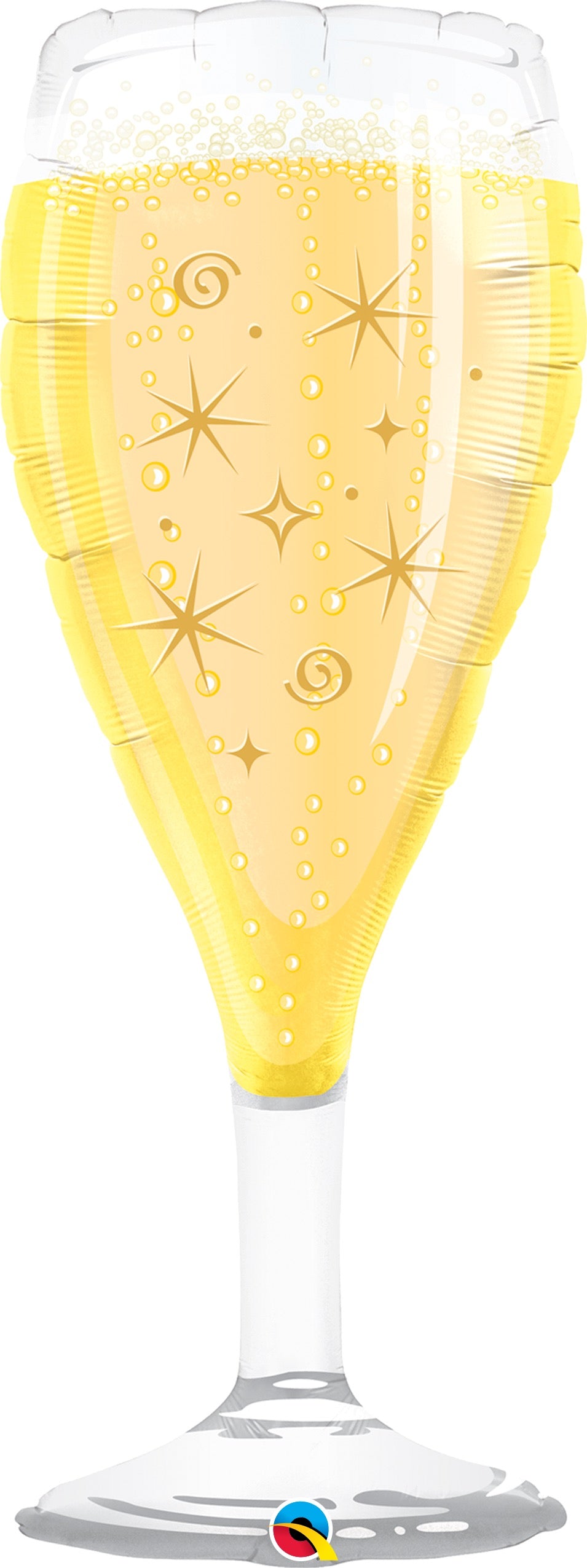 Globo inflado COPA DE VINO ESPUMANTE Large Shape | Globos y Regalos Teleglobos.com.mx.