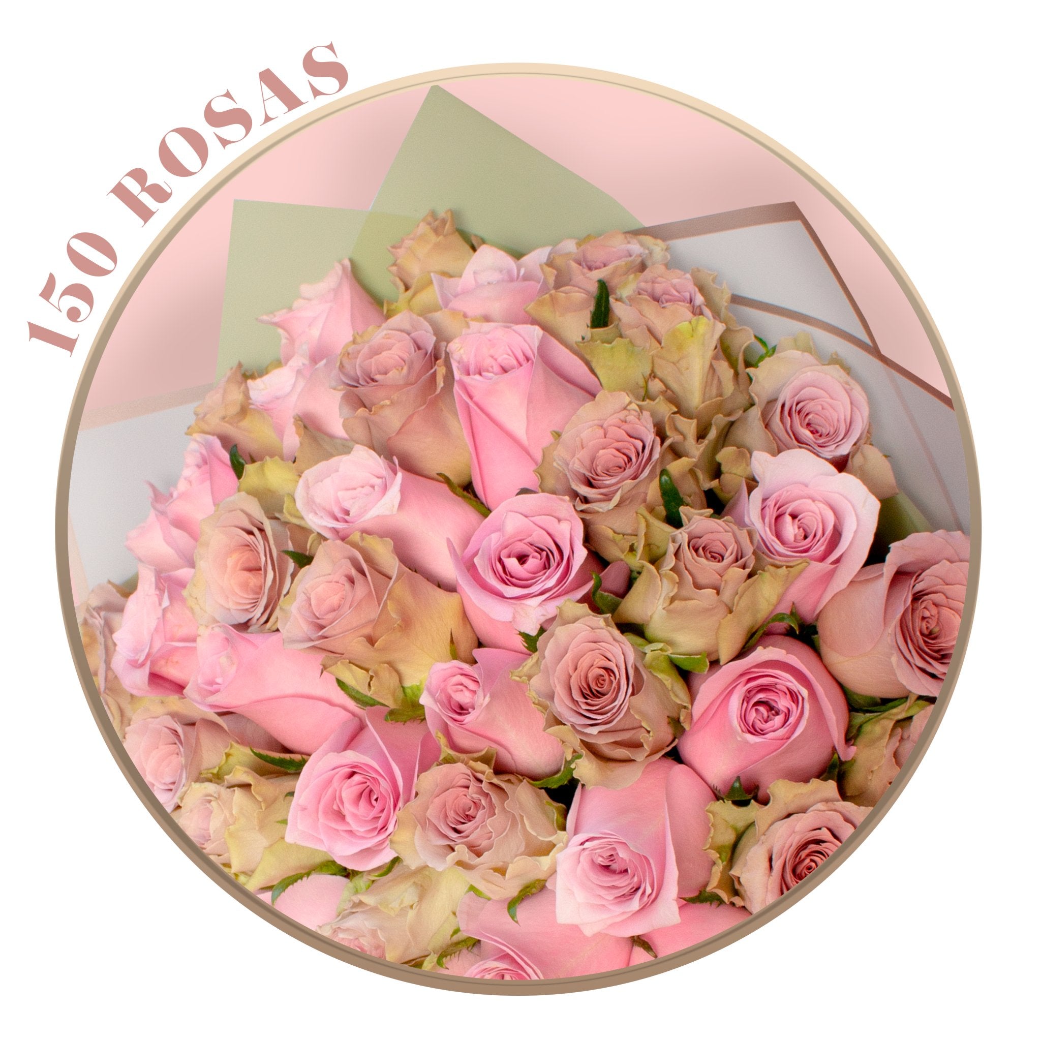 50, 100 or 150 amnesia and nautical roses in bouquet