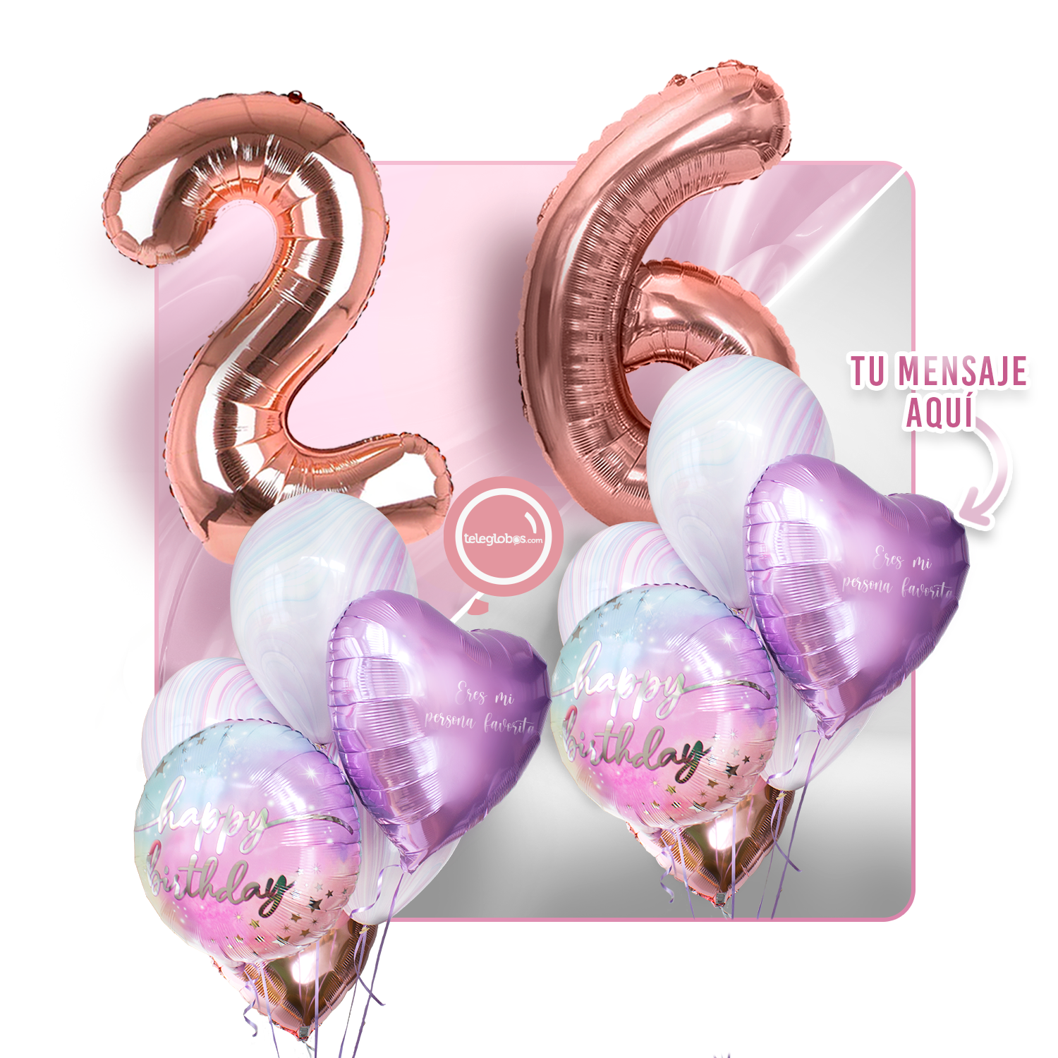 Kit celebrates -rainbow day- with balloons Helium