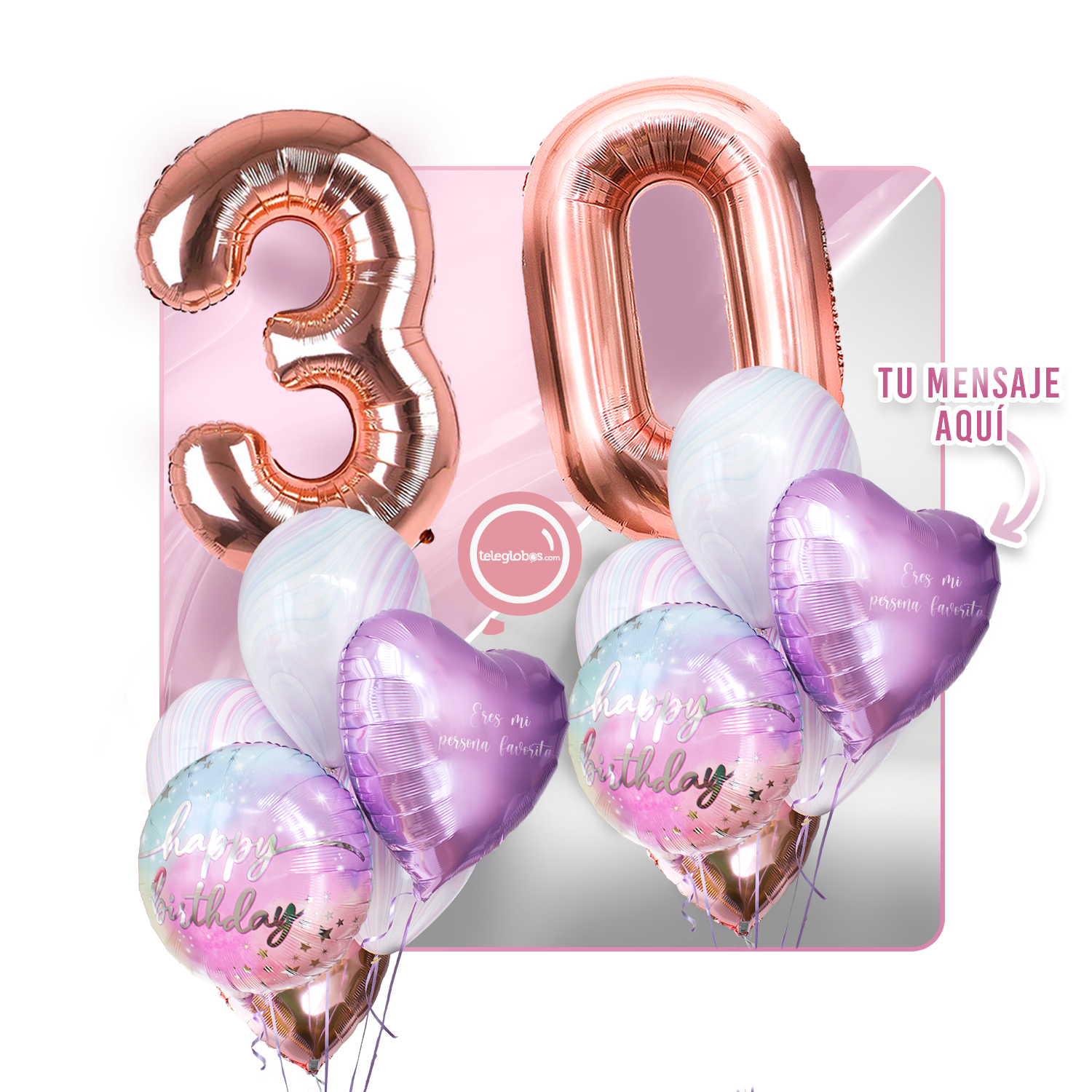 Kit celebrates -rainbow day- with balloons Helium