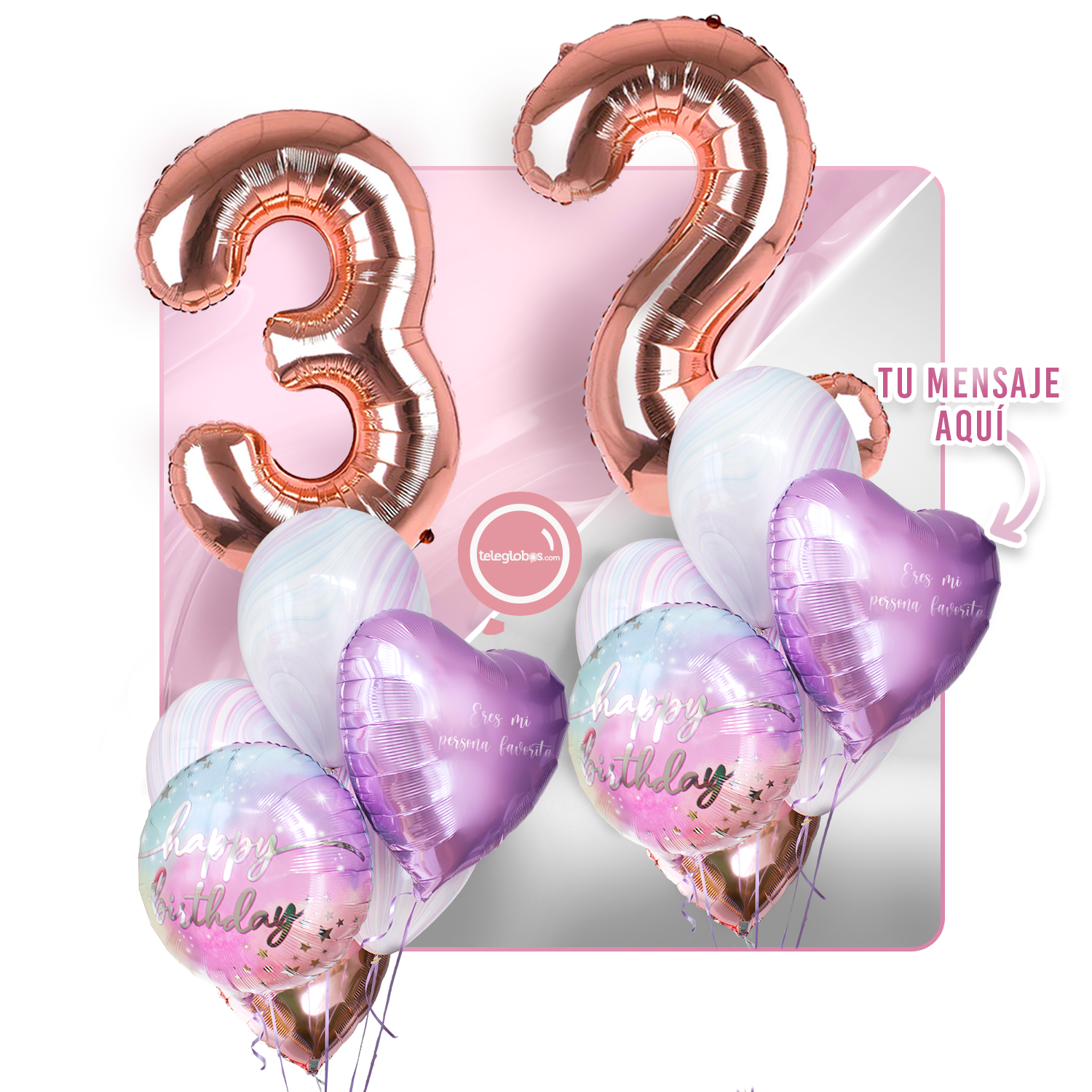 Kit celebrates -rainbow day- with balloons Helium