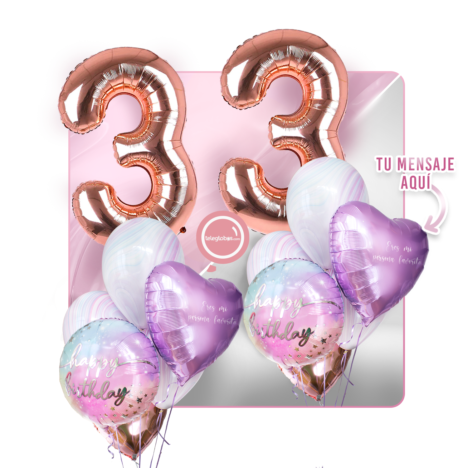 Kit celebrates -rainbow day- with balloons Helium