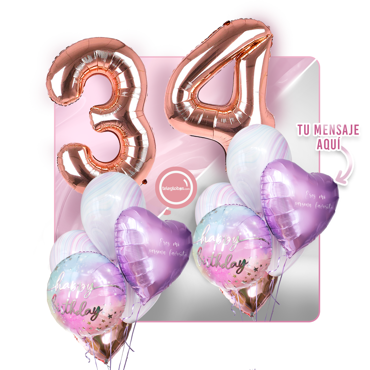 Kit celebrates -rainbow day- with balloons Helium