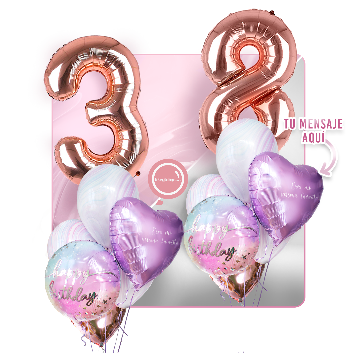 Kit celebrates -rainbow day- with balloons Helium