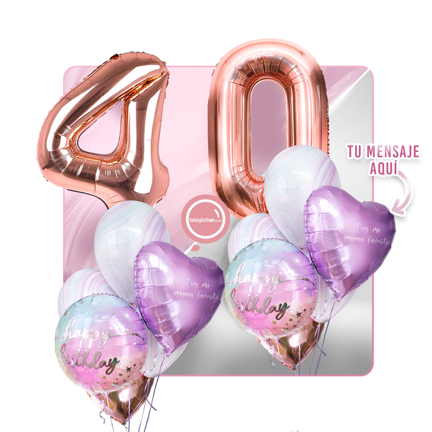 Kit celebrates -rainbow day- with balloons Helium