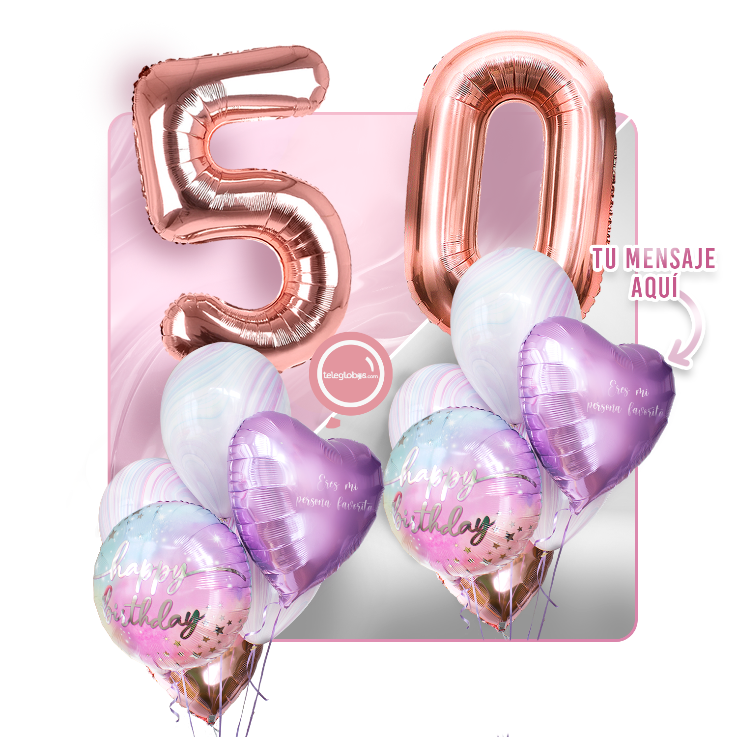 Kit celebrates -rainbow day- with balloons Helium