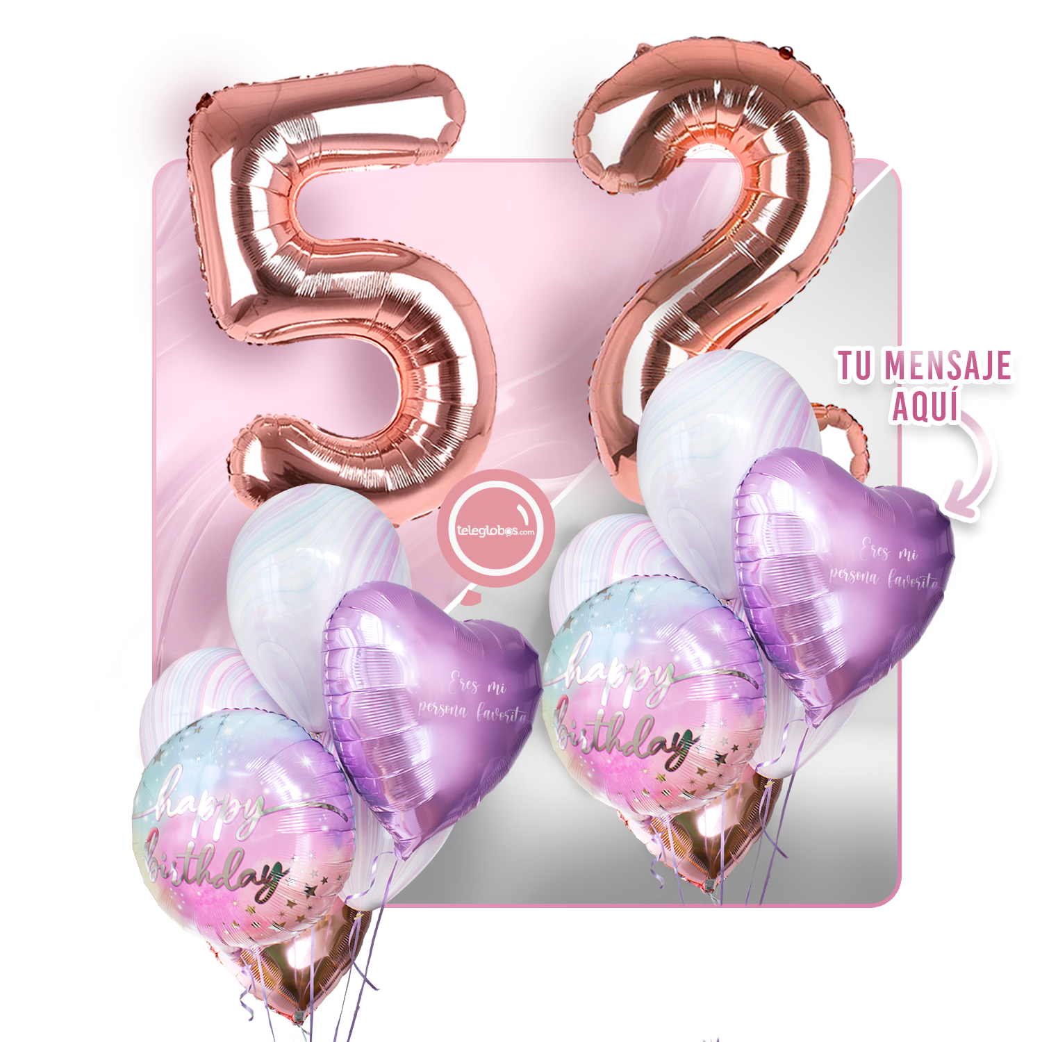 Kit celebrates -rainbow day- with balloons Helium