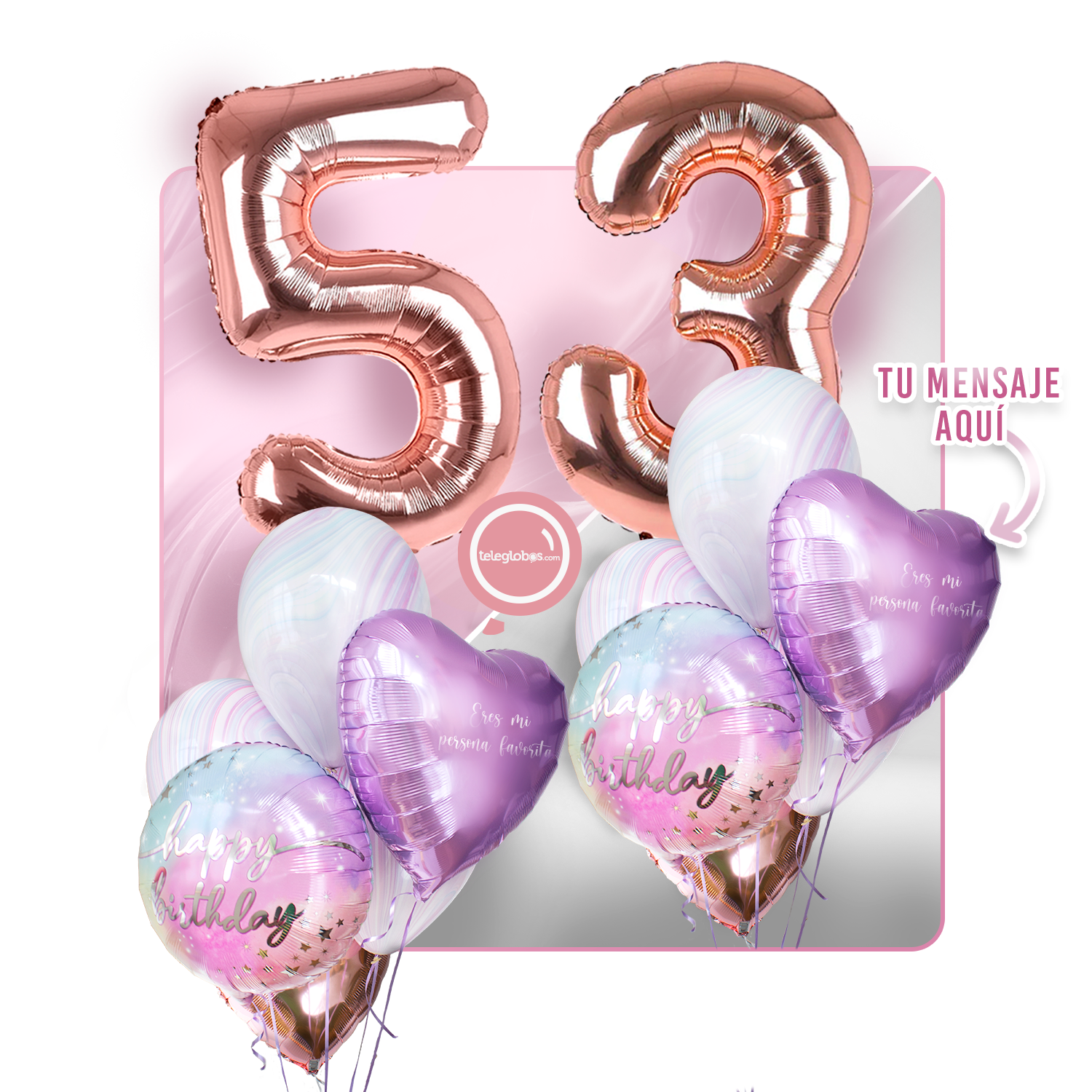 Kit celebrates -rainbow day- with balloons Helium