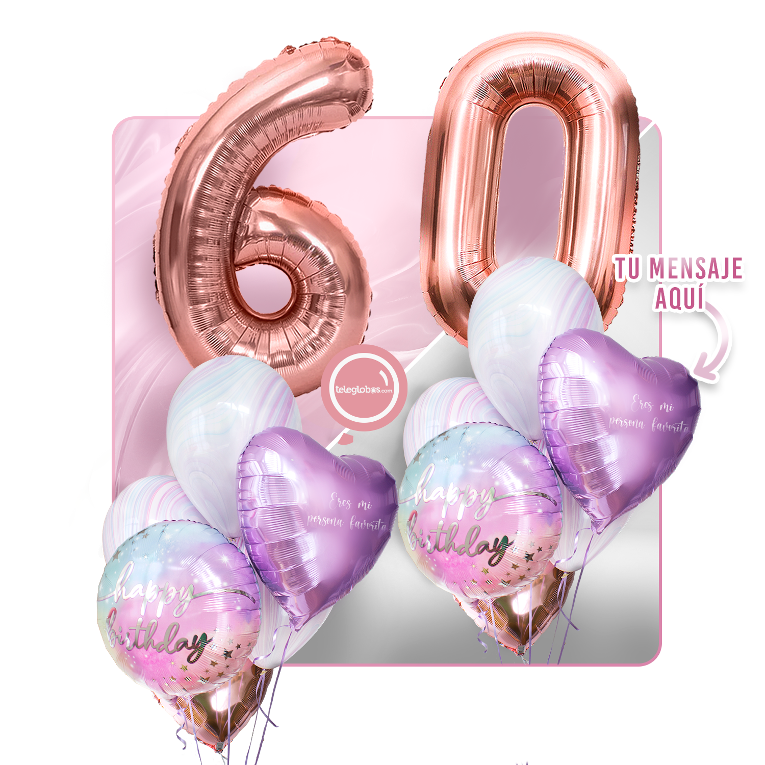 Kit celebrates -rainbow day- with balloons Helium