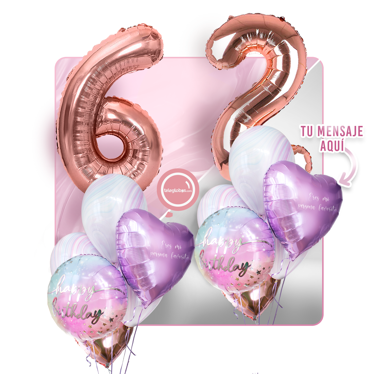 Kit celebrates -rainbow day- with balloons Helium