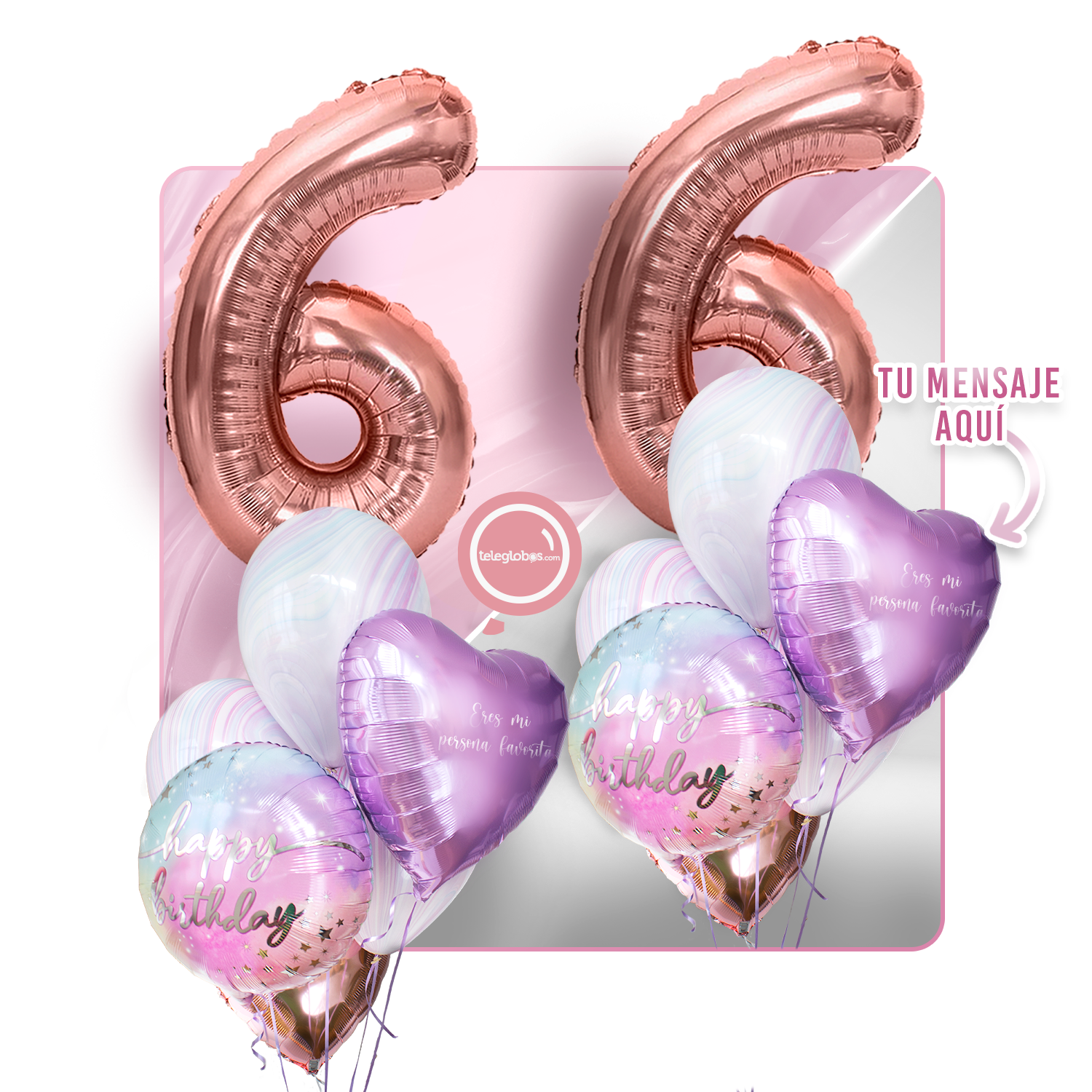 Kit celebrates -rainbow day- with balloons Helium