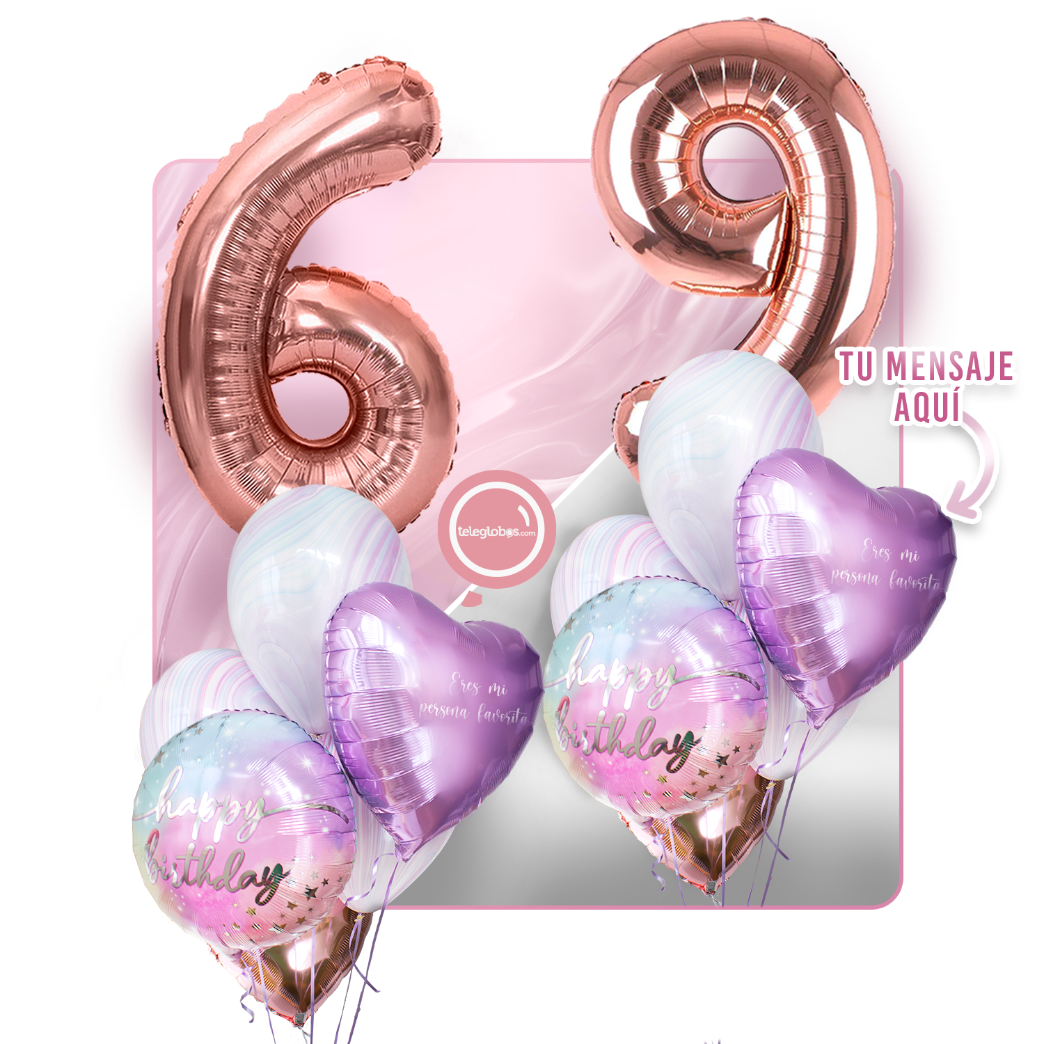 Kit celebrates -rainbow day- with balloons Helium