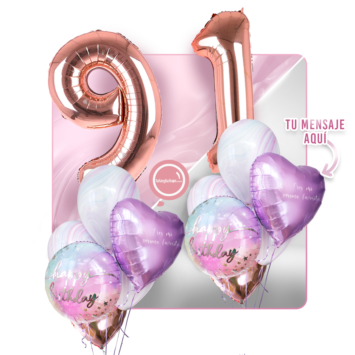 Kit celebrates -rainbow day- with balloons Helium