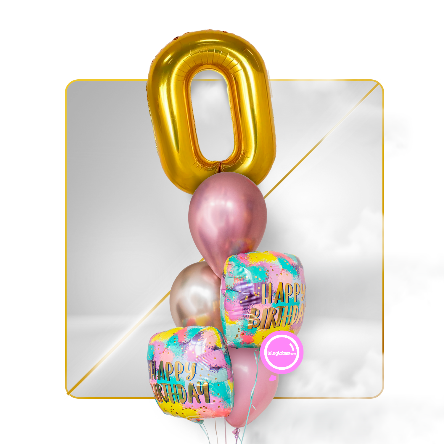 Kit Celebra -Pintura Mágica- con Globos de Helio-(Una-Torre)-0