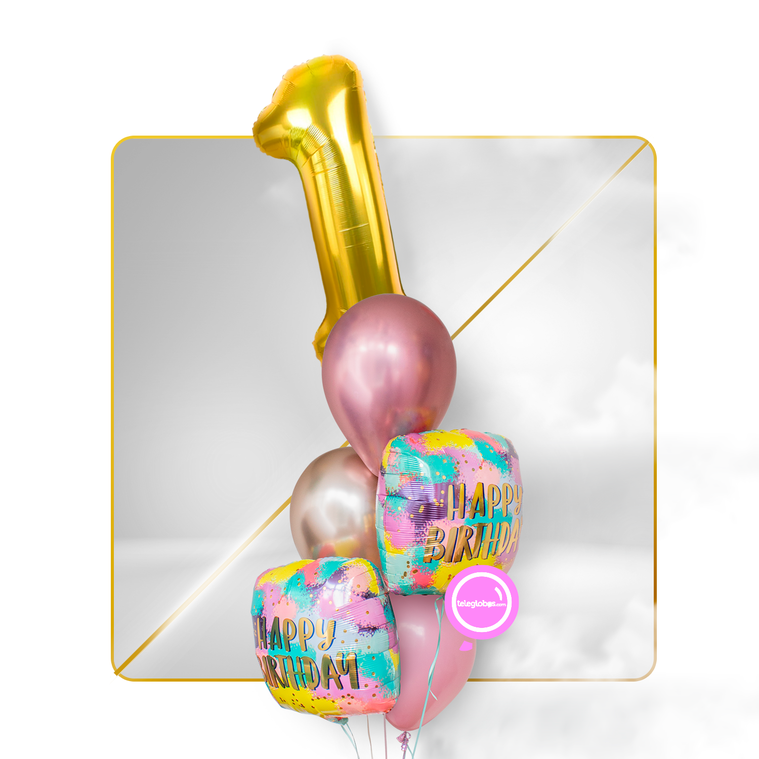 Kit Celebra -Pintura Mágica- con Globos de Helio-(Una-Torre)-1