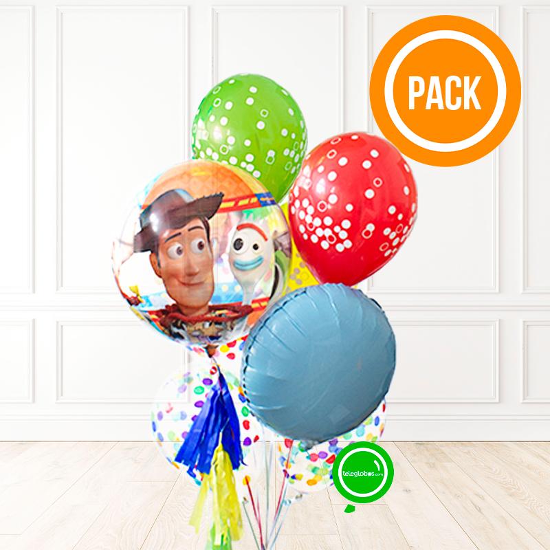 PACK de Kit de Globos con Número - Toy Story - Personalizado con helio. | Globos y Regalos Teleglobos.com.mx.