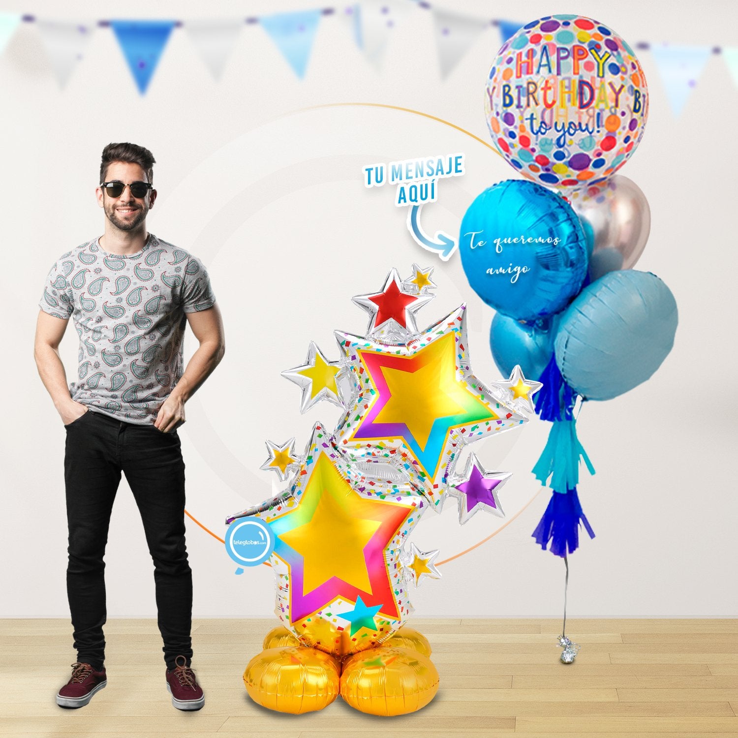 AirLoonz Estrellas con Bunch Personalizado (Dama o Caballero)