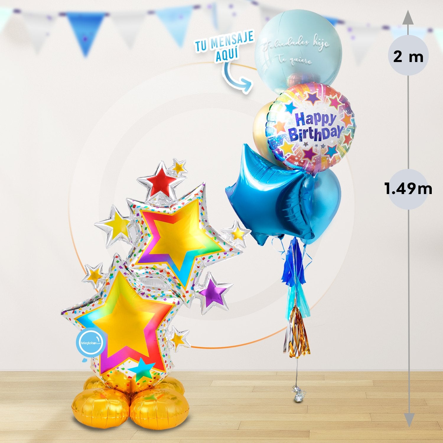 AirLoonz Estrellas con Bunch Personalizado (Dama o Caballero)