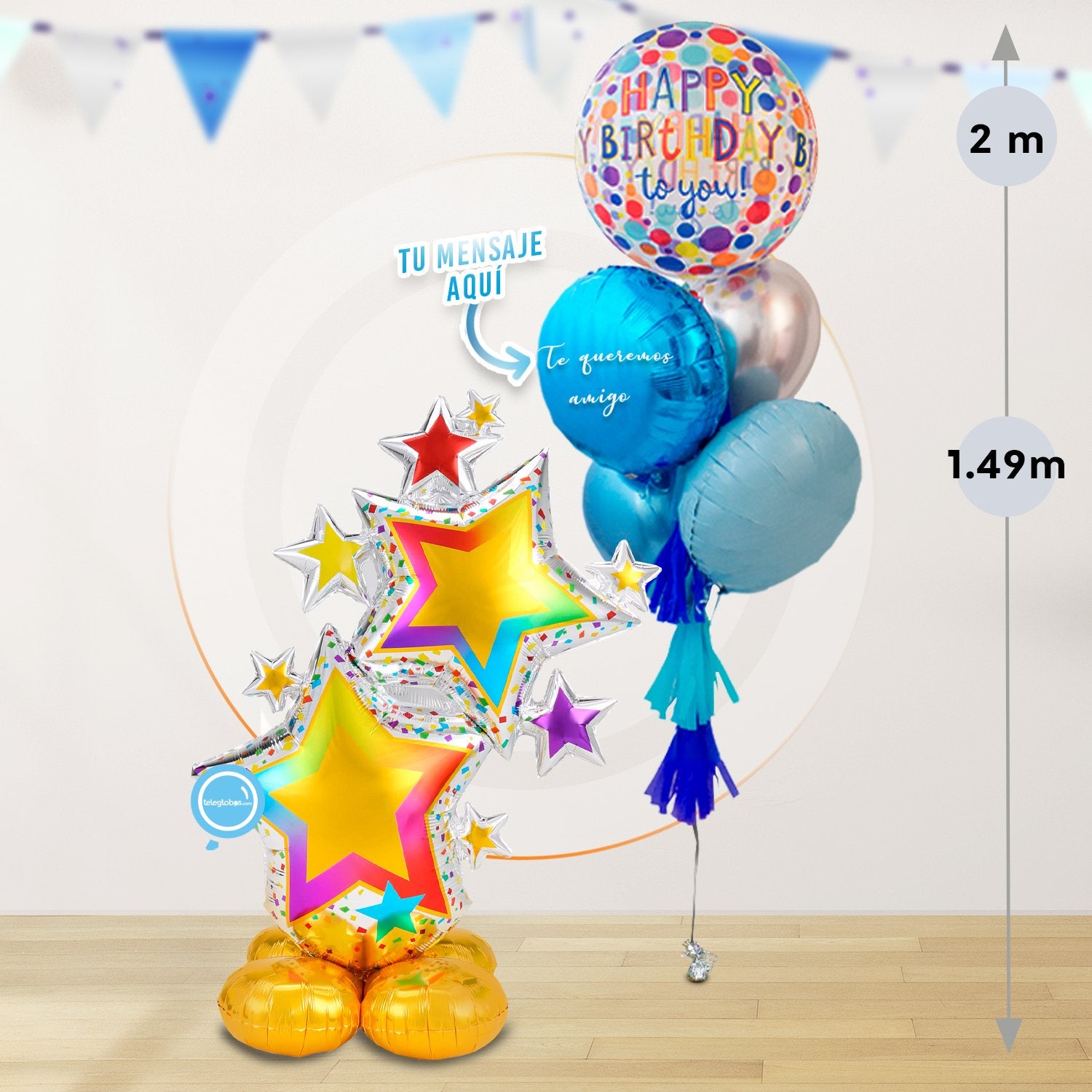 AirLoonz Estrellas con Bunch Personalizado (Dama o Caballero)