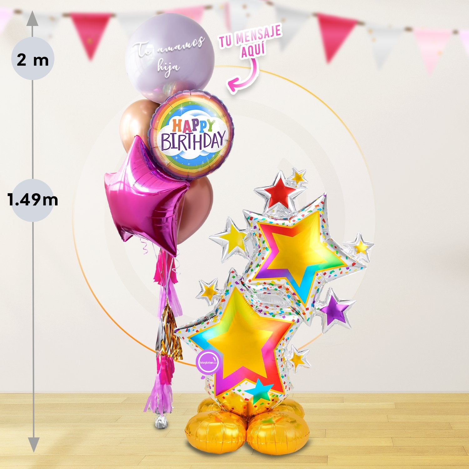 AirLoonz Estrellas con Bunch Personalizado (Dama o Caballero)