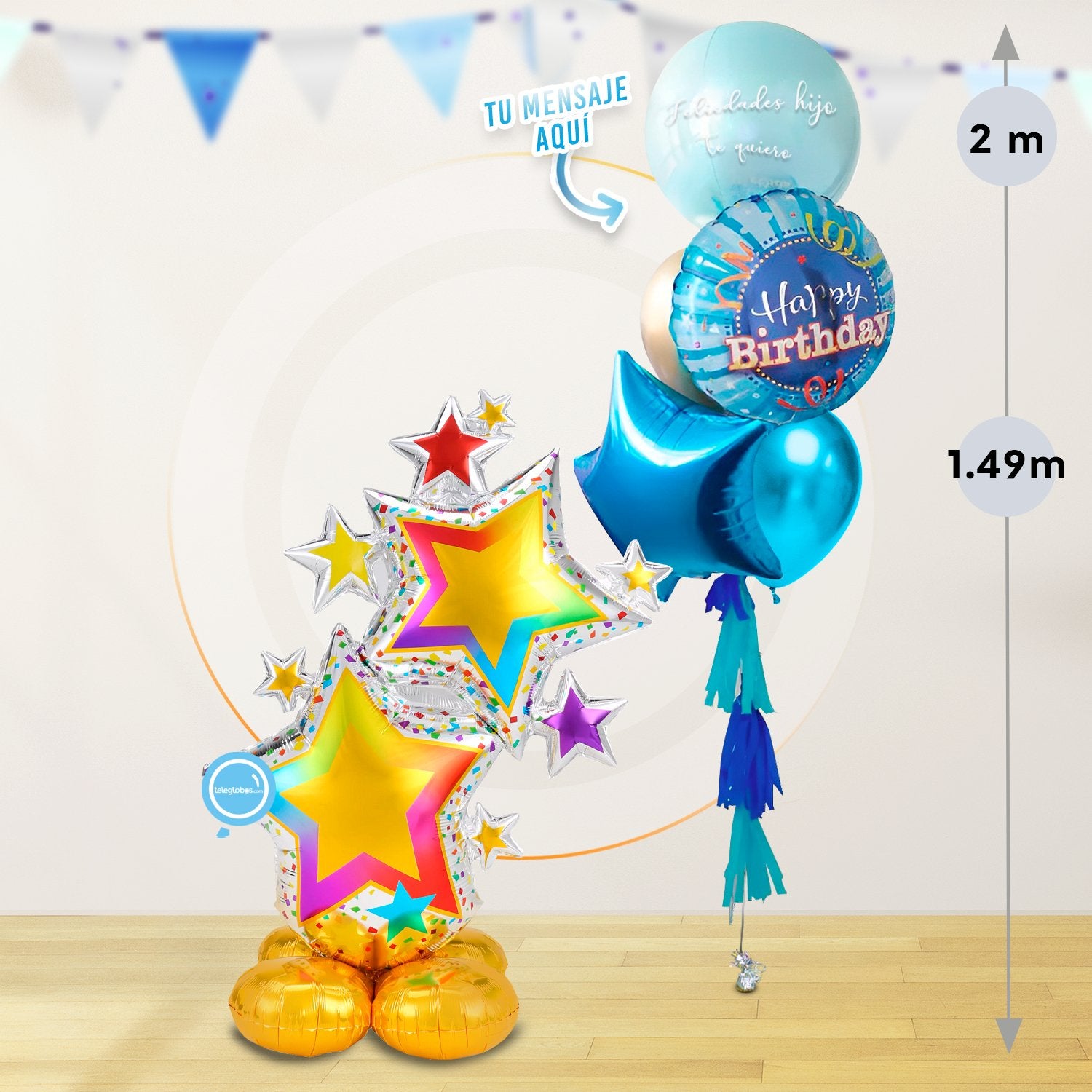 AirLoonz Estrellas con Bunch Personalizado (Dama o Caballero)