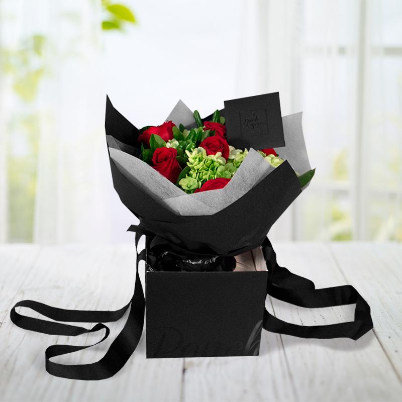 Bouquet 8, 12, 18 o 24 Rosas Rojas | Globos y Regalos Teleglobos.com.mx.