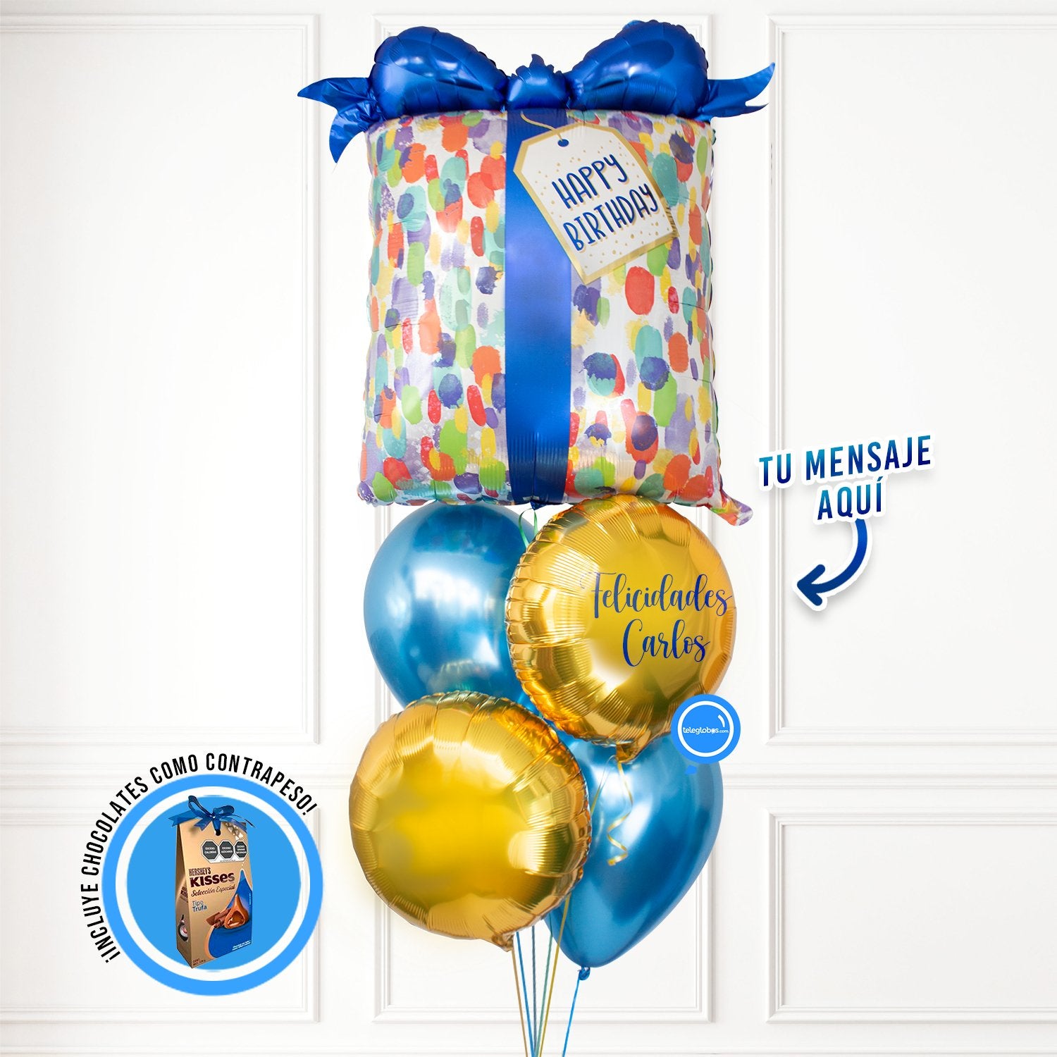 Bouquet de Cumpleaños -Dots Birthday-