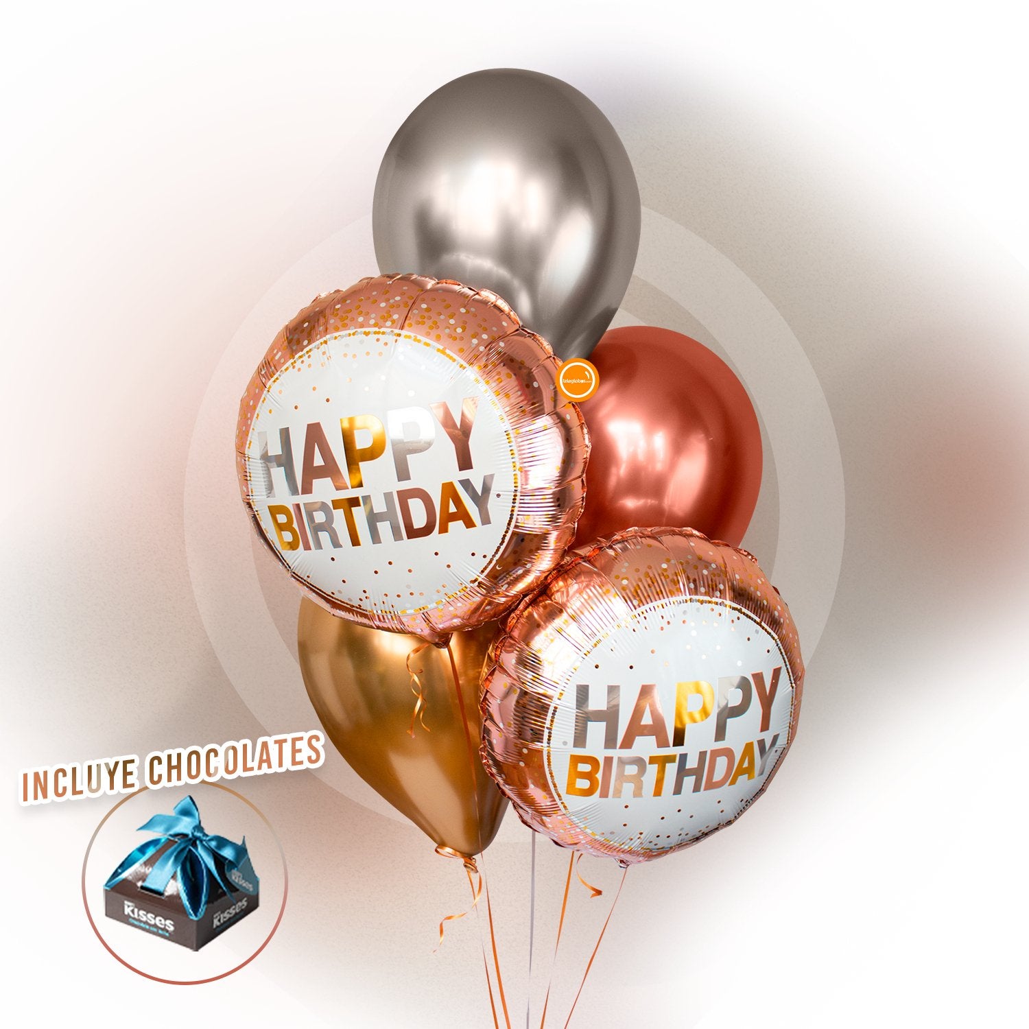 Bouquet de Cumpleaños -Rose Gold Birthday-