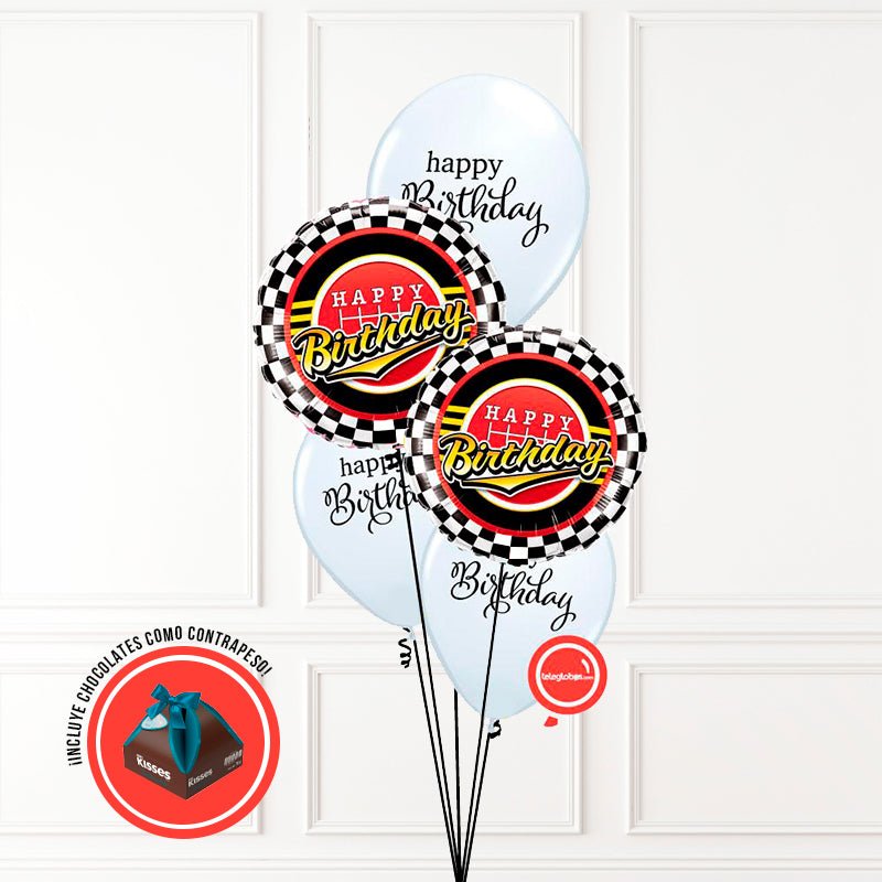 Bouquet de Globos Cumpleaños 146 | Globos y Regalos Teleglobos.com.mx.