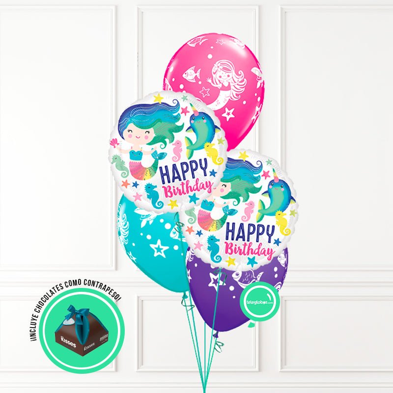 Bouquet de Globos Cumpleaños 173 | Globos y Regalos Teleglobos.com.mx.