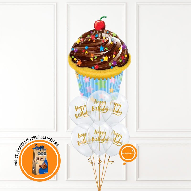 Bouquet de Globos Cumpleaños 197 | Globos y Regalos Teleglobos.com.mx.