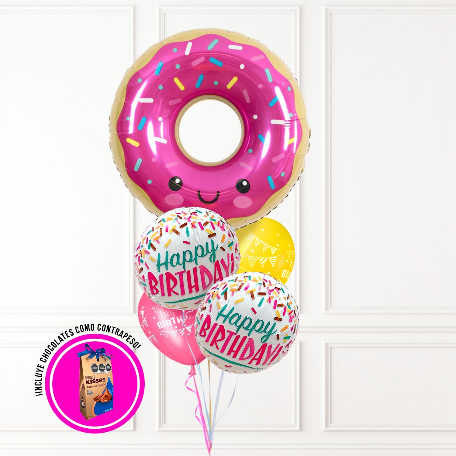 Bouquet de Globos Cumpleaños 216_1 -Dona-