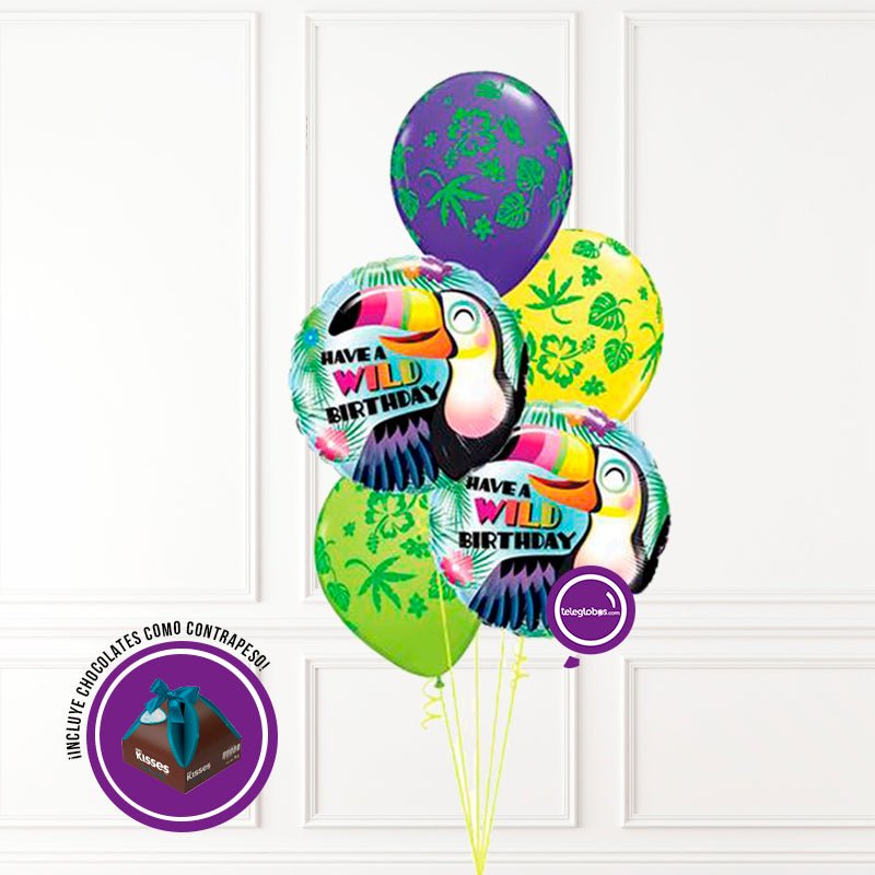 Bouquet de Globos Cumpleaños 78 | Globos y Regalos Teleglobos.com.mx.