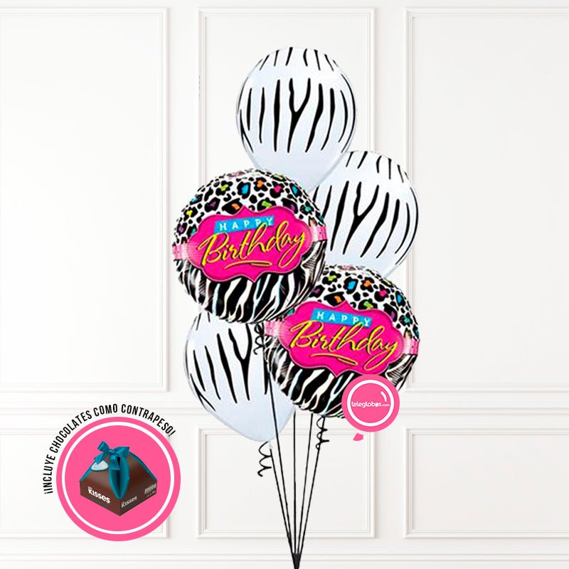 Bouquet de Globos Cumpleaños 81 | Globos y Regalos Teleglobos.com.mx.