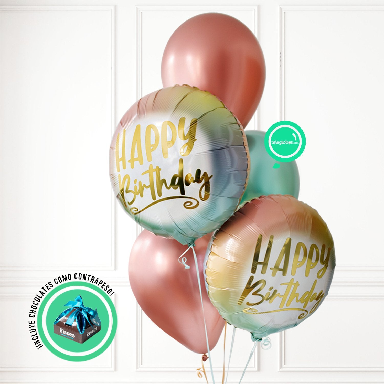 Bouquet de Globos Cumpleaños BC227