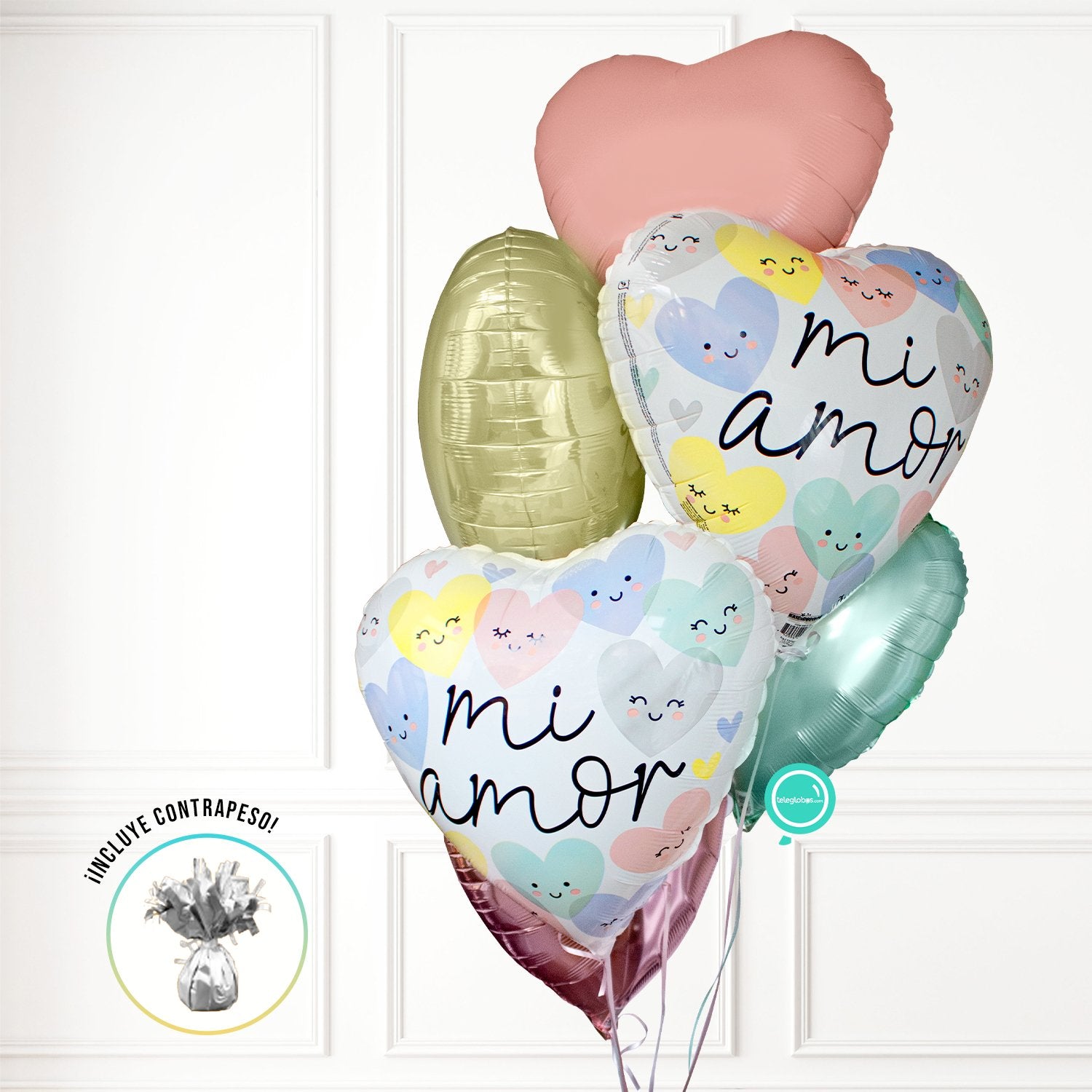 Bouquet de Globos de Amor - Mi Amor -