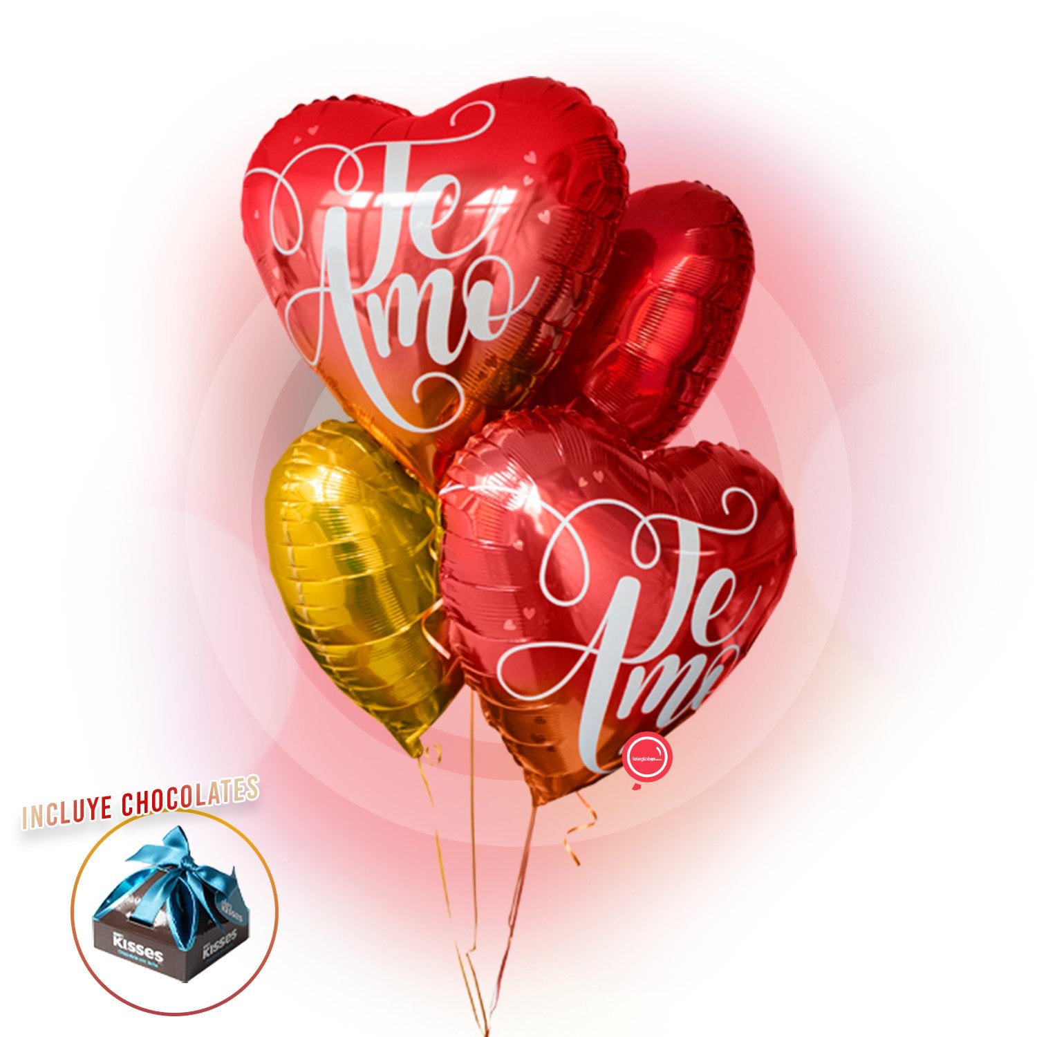 Bouquet de Globos de Amor - Te Amo -