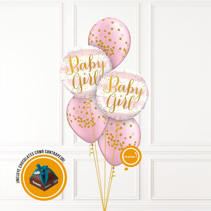 Bouquet de Globos Nacimiento 22 | Globos y Regalos Teleglobos.com.mx.
