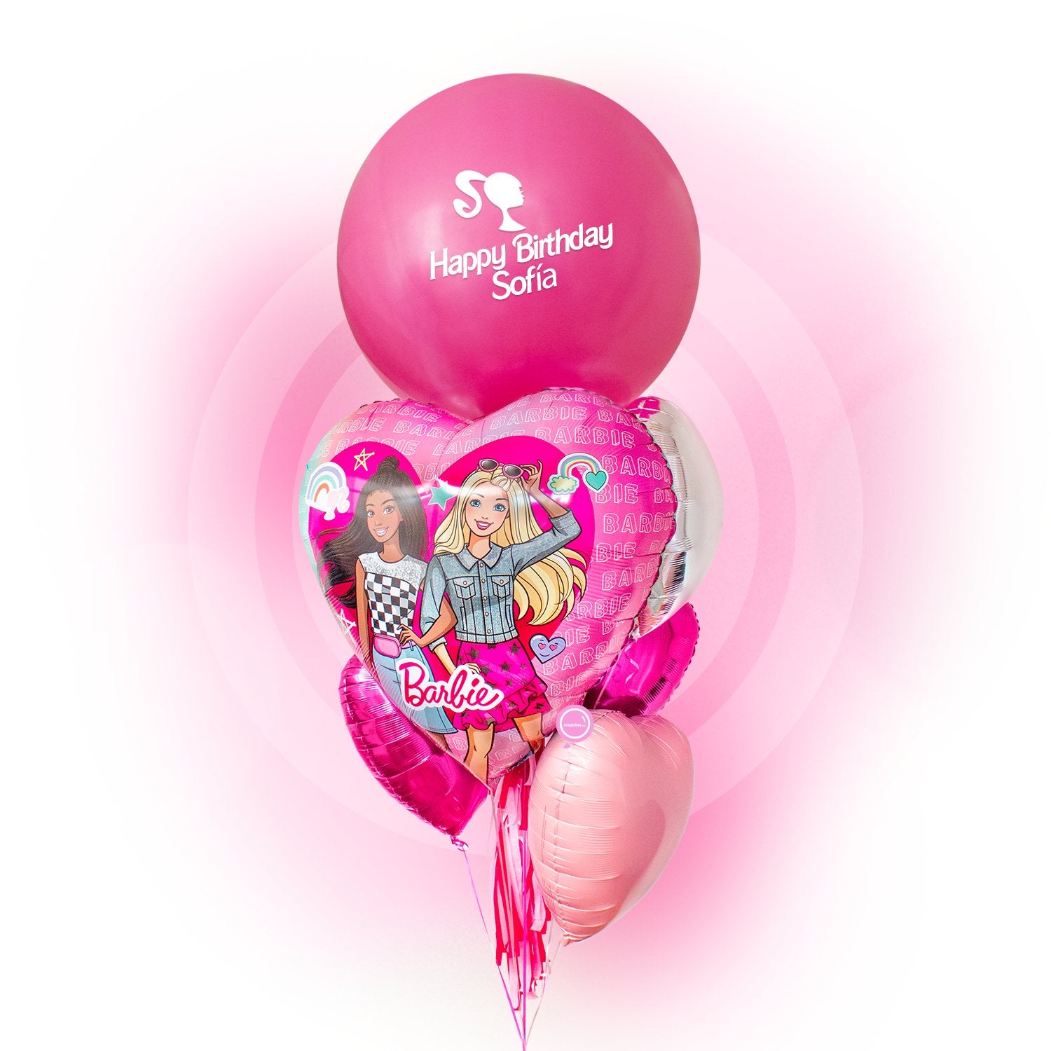 Bunch de Globos Inspira -Barbie Fashion-