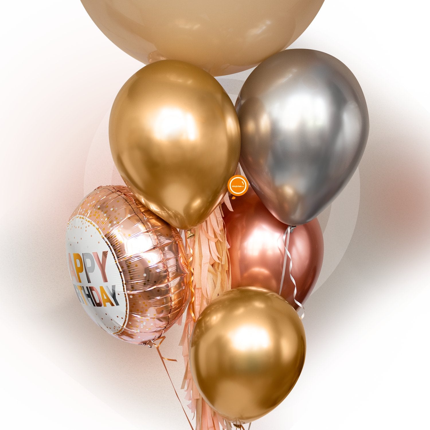 Bunch de Globos Inspira - Metalic Dots -