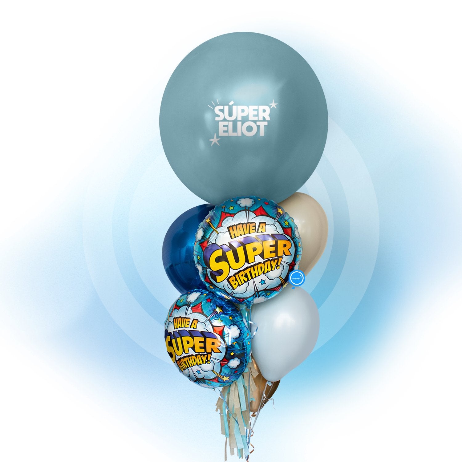 Bunch de Globos Inspira - Super Birthday -