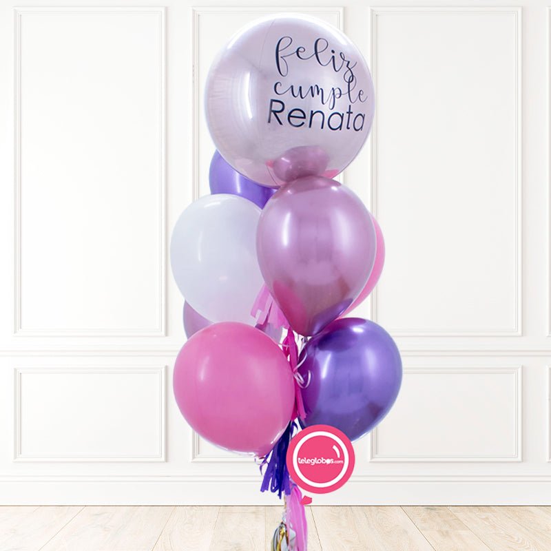 Bunch Personalizado -Burbuja/Orbz- | Globos y Regalos Teleglobos.com.mx.