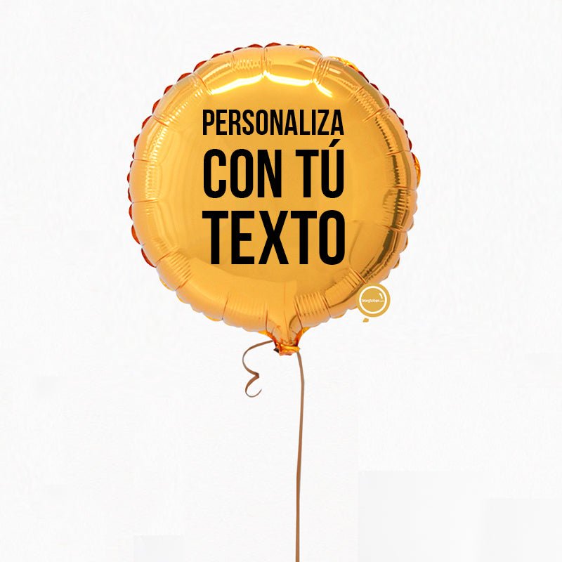 Globo de 18" personalizado con helio (40cm aprox. de diámetro) | Globos y Regalos Teleglobos.com.mx.