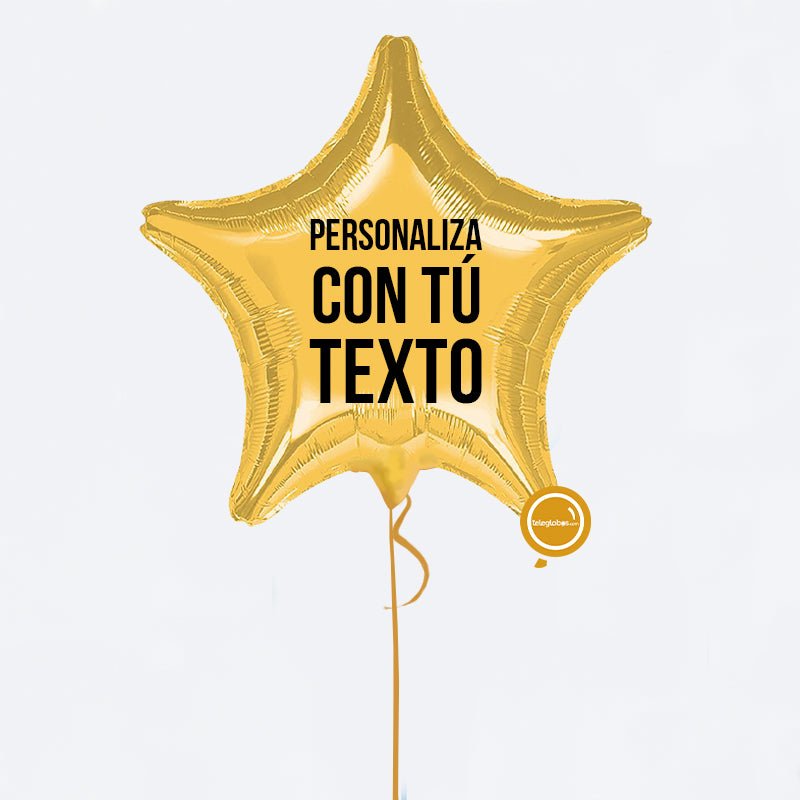 Globo de 22" personalizado con helio | Globos y Regalos Teleglobos.com.mx.