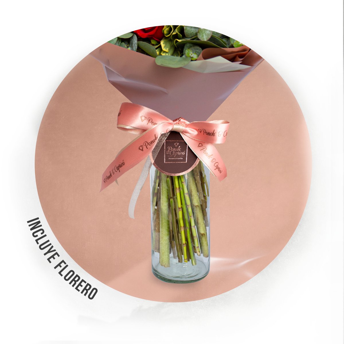 Rosas Rojas, Mini Rosa Caricia, Safari, Aquilea y Diantini Magenta -ALA007-