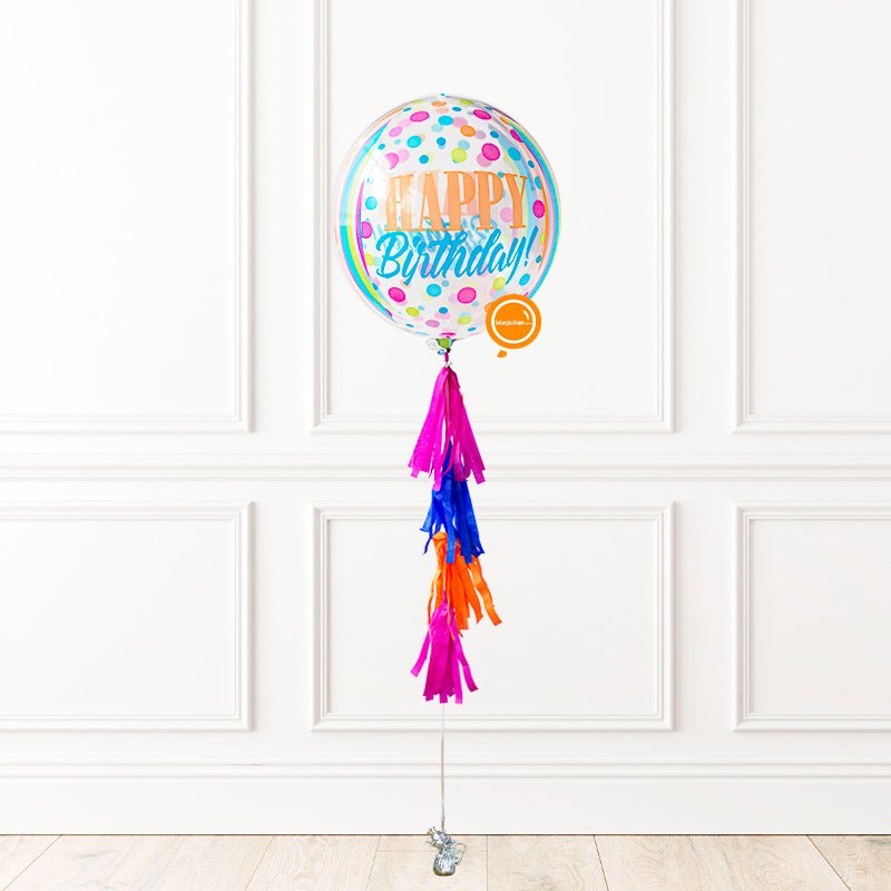 Uniglobo Orbz -Birthday Bright Dots- | Globos y Regalos Teleglobos.com.mx.